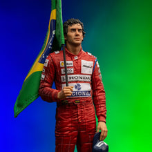 Load image into Gallery viewer, Ayrton Senna Art Scale 1/10 Deluxe GP Brazil 1991 Limited Edition Statue