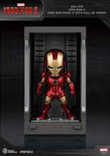 Load image into Gallery viewer, Iron Man 3 MEA-015 Iron Man MK III Action Figure with Hall of Armor Display - Previews Exclusive