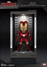 Load image into Gallery viewer, Iron Man 3 MEA-015 Iron Man MK IV Action Figure with Hall of Armor Display - Previews Exclusive