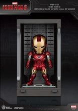 Load image into Gallery viewer, Iron Man 3 MEA-015 Iron Man MK VI Action Figure with Hall of Armor Display - Previews Exclusive