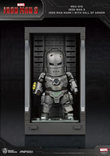 Load image into Gallery viewer, Iron Man 3 MEA-015 Iron Man MK I Action Figure with Hall of Armor Display - Previews Exclusive