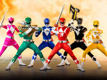 Load image into Gallery viewer, Mighty Morphin Power Rangers Core Rangers + Green Ranger 1/6 Scale Figure (6-Pack) ($100 non-refundable deposit require for this product)