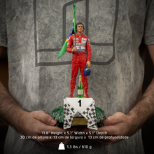 Load image into Gallery viewer, Ayrton Senna Art Scale 1/10 Deluxe GP Brazil 1991 Limited Edition Statue