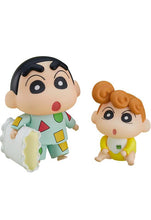 Load image into Gallery viewer, Crayon Shin-chan Nendoroid No.1565 Shinnosuke Nohara: Pajama Ver. & Himawari