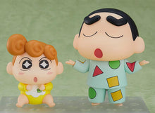 Load image into Gallery viewer, Crayon Shin-chan Nendoroid No.1565 Shinnosuke Nohara: Pajama Ver. & Himawari
