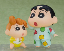 Load image into Gallery viewer, Crayon Shin-chan Nendoroid No.1565 Shinnosuke Nohara: Pajama Ver. & Himawari