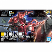 Load image into Gallery viewer, Gundam HIGH GRADE (HG) HGUC 1/144 MS-06S CHAR'S ZAKU II Model Kit