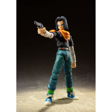 Load image into Gallery viewer, Premium Bandai Dragon Ball Z Android 17 Event Exclusive Color Edition SH Figuarts Action Figure
