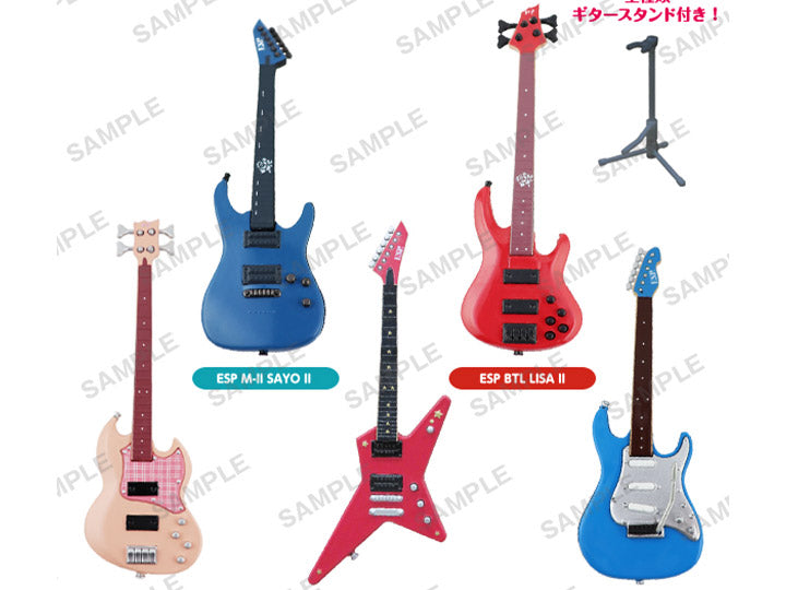 Bang Dream! Bushiroad CreativeTrading ESP×Bang Dream! Guitar & Bass Collection Figures (Set of 6 Boxes)
