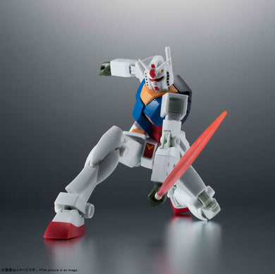 Gundam RX-78-2 with its saber slashing downwards