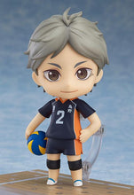 Load image into Gallery viewer, Nendoroid Haikyuu of Koshi Sugawara standing with Vollyball
