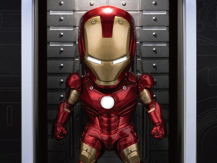 Iron Man 3 MEA-015 Iron Man MK III Action Figure with Hall of Armor Display - Previews Exclusive