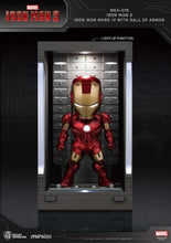Load image into Gallery viewer, Iron Man 3 MEA-015 Iron Man MK IV Action Figure with Hall of Armor Display - Previews Exclusive
