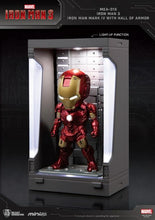 Load image into Gallery viewer, Iron Man 3 MEA-015 Iron Man MK IV Action Figure with Hall of Armor Display - Previews Exclusive
