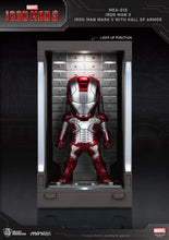 Load image into Gallery viewer, Iron Man 3 MEA-015 Iron Man MK V Action Figure with Hall of Armor Display - Previews Exclusive
