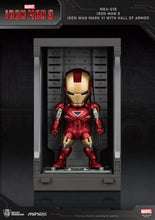 Load image into Gallery viewer, Iron Man 3 MEA-015 Iron Man MK VI Action Figure with Hall of Armor Display - Previews Exclusive
