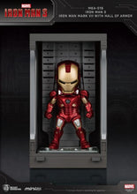 Load image into Gallery viewer, Iron Man 3 MEA-015 Iron Man MK VII Action Figure with Hall of Armor Display - Previews Exclusive
