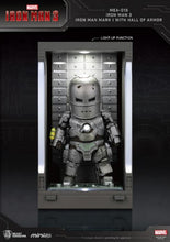 Load image into Gallery viewer, Iron Man 3 MEA-015 Iron Man MK I Action Figure with Hall of Armor Display - Previews Exclusive
