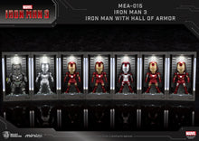 Load image into Gallery viewer, Iron Man 3 MEA-015 Iron Man MK IV Action Figure with Hall of Armor Display - Previews Exclusive
