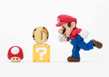 Load image into Gallery viewer, Super Mario Brothers Mario SH Figuarts Action Figure (New Package Ver.)

