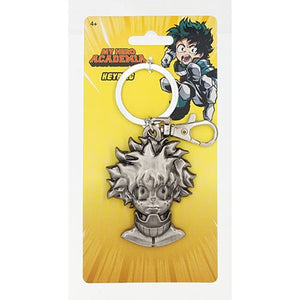 My Hero Academia Deku Head Pewter Key Chain