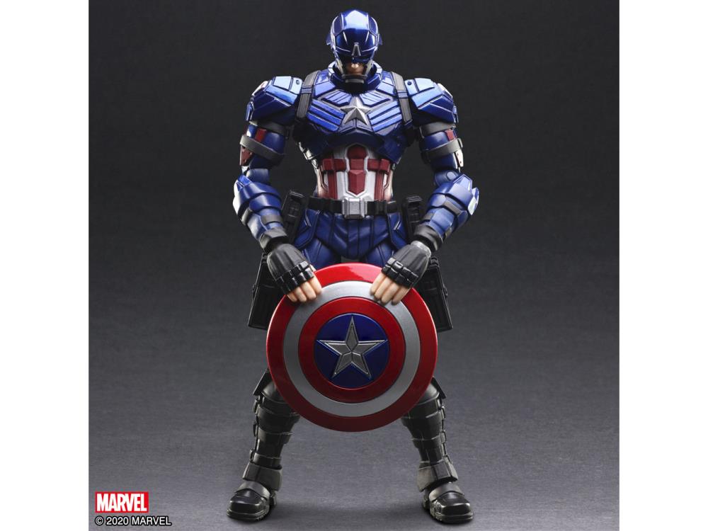 Square Enix Captain America holding shield