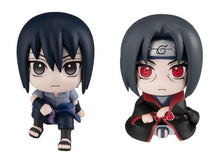 Load image into Gallery viewer, Naruto: Shippuden Look Up Series by Megahouse Uchiha Sasuke &amp; Itachi Figure (With Gift)
