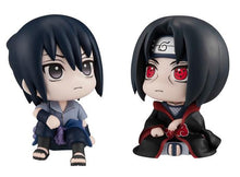 Load image into Gallery viewer, Naruto: Shippuden Look Up Series by Megahouse Uchiha Sasuke &amp; Itachi Figure (With Gift)
